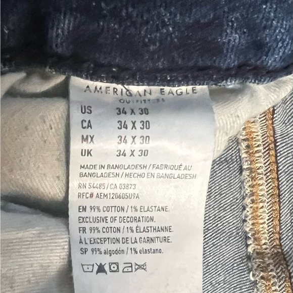 Men’s American Eagle Blue Denim Jeans - Picture 6 of 6